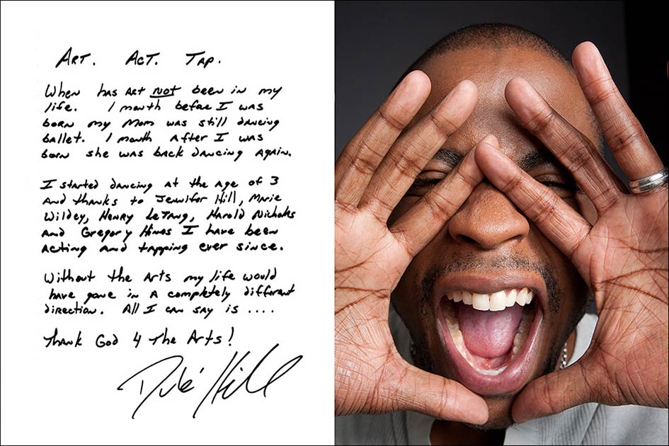 Celebrities show their support for the arts in the 'Art & Soul' project