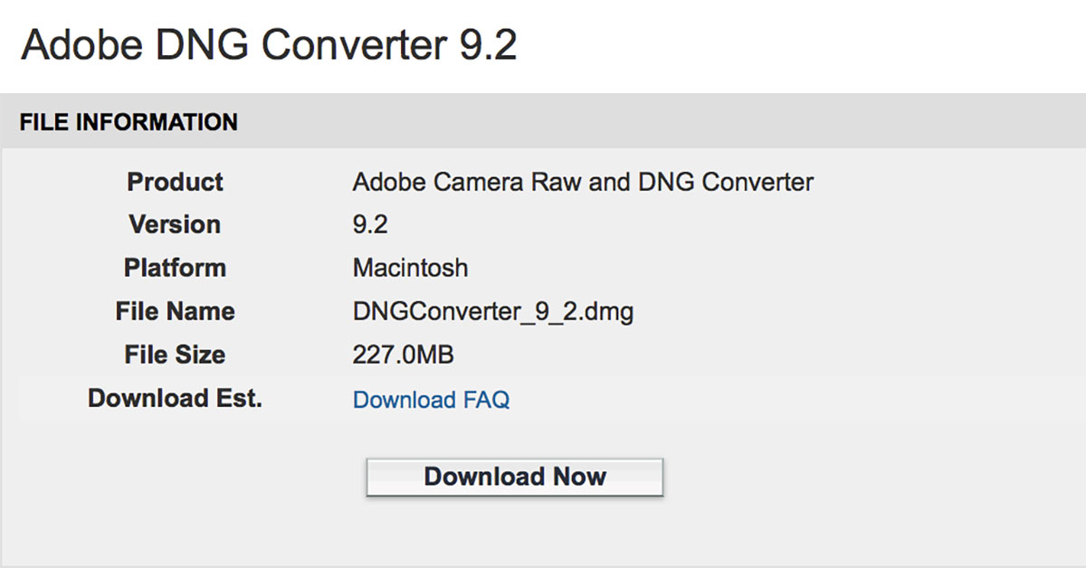 download the new version for iphoneAdobe DNG Converter 16.0