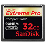 SanDisk 32GB Extreme Pro Compact Flash Memory Cards
