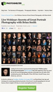 Secrets of Great Portrait Photography Webinar from PhotoShelter