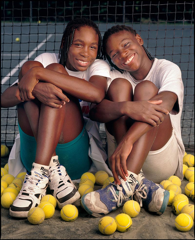 Venus and Serena Williams photographed by Brian Smith