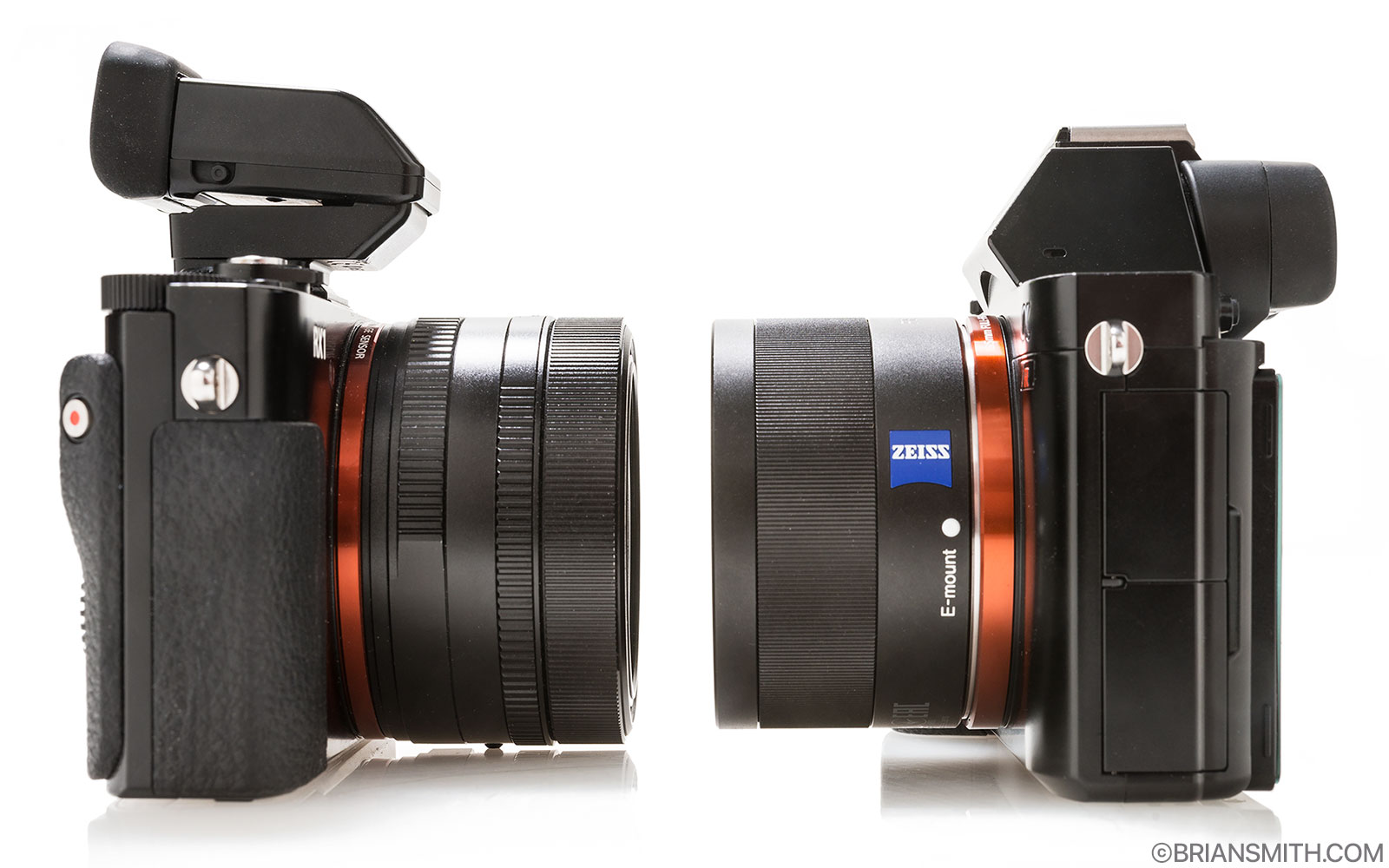 Sony RX1 and a7R size comparison