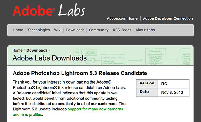 adobe lightroom 5.3