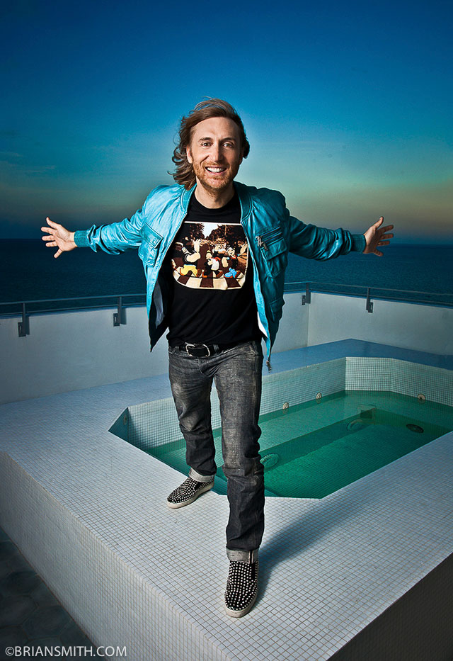 celebrity portrait photography of David Guetta
