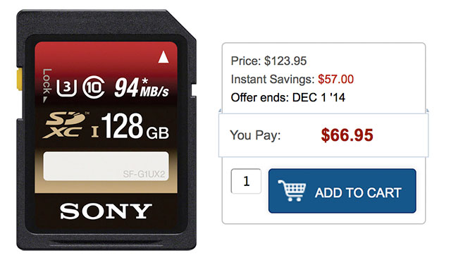 Sony-128Gb-SDXC-Deal