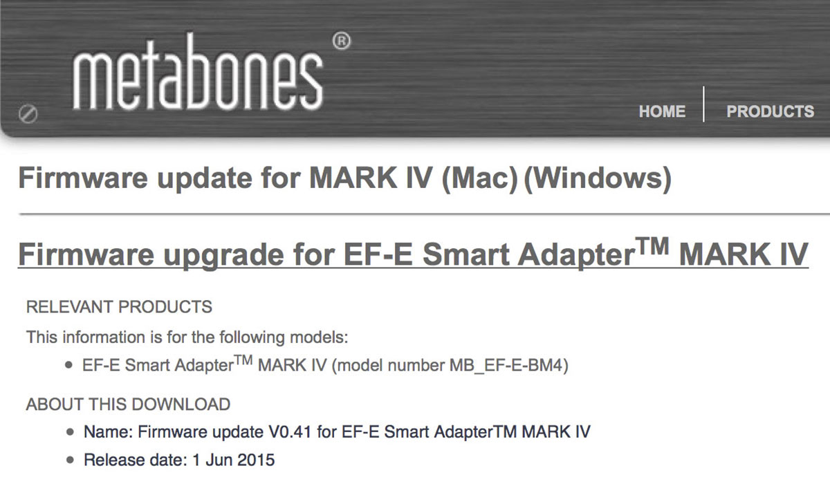 Metabones-Smart-Adapter-IV-FW-0-41-Update