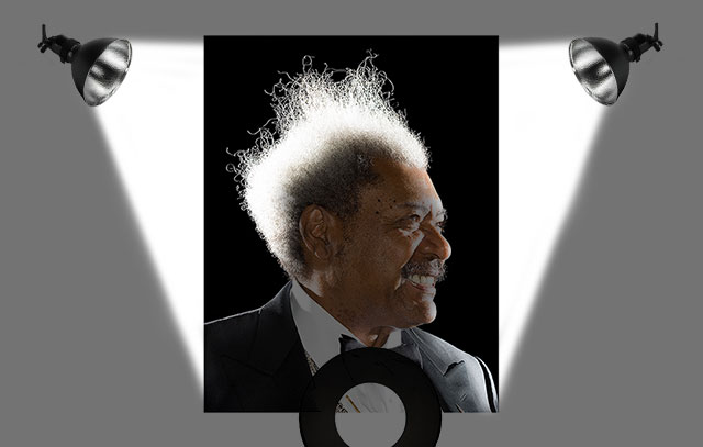 Boxing Promoter Don King photographed by Brian Smith
