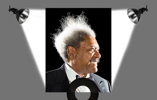 Boxing Promoter Don King photographed by Brian Smith