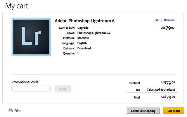 adobe lightroom 6 requirements