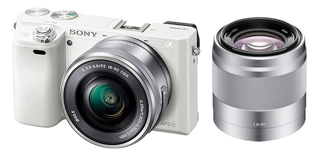 Sony-a6000-kit-50mm-white