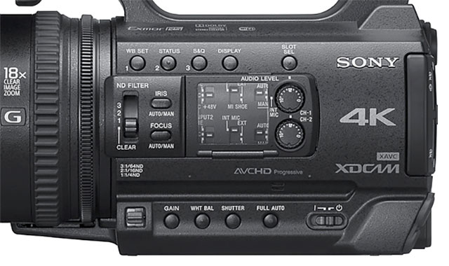 Sony-XDCAM-PXW-Z150-Controls