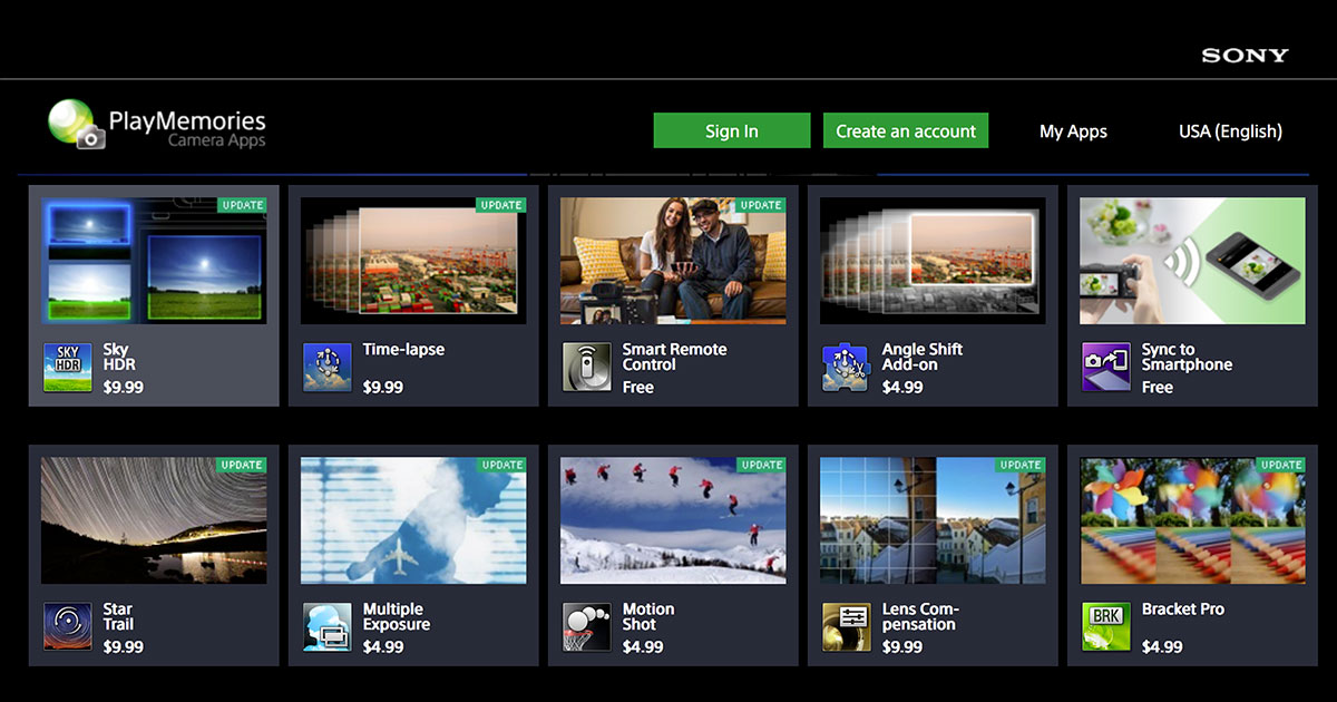 Help Fix Sony Playmemories Camera Apps Problems