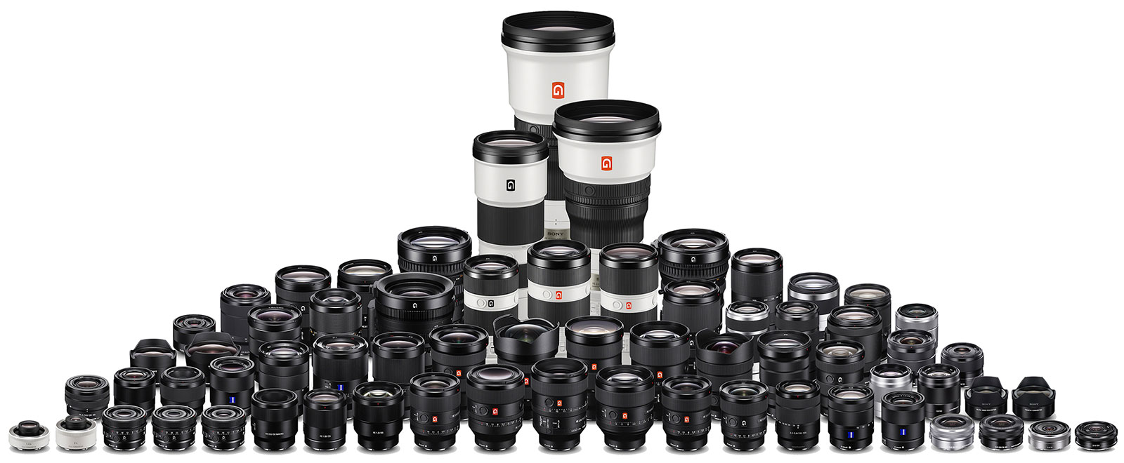 fullframe E-Mount FE lenses for Sony a1, a7 & a9 series cameras