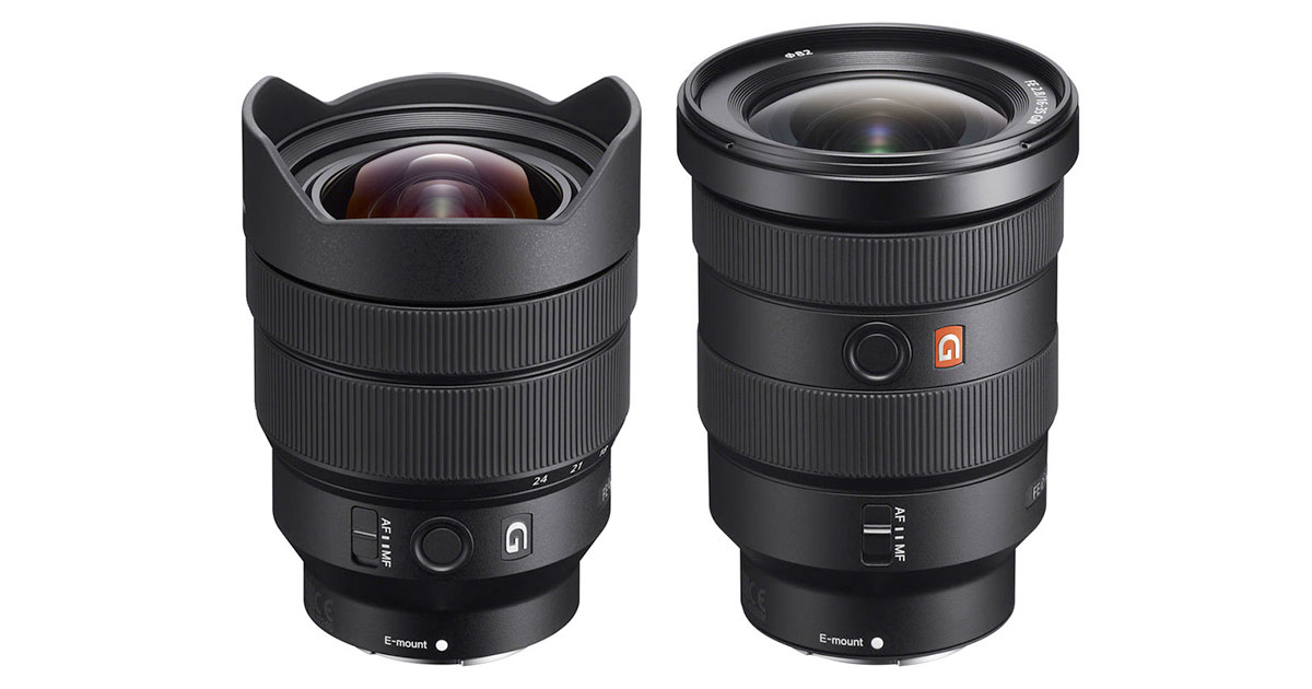 Sony goes WIDE with FE 12-24 F4 G & FE 16-35mm F2.8 GM Lenses