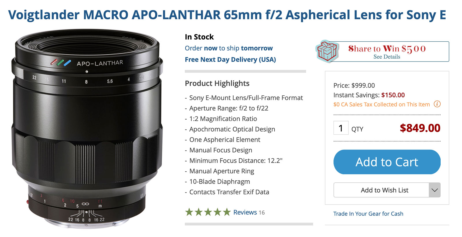 Voigtlander-Macro-APO-Lanthar-65mm-F2-Asperical-Lens-Deal