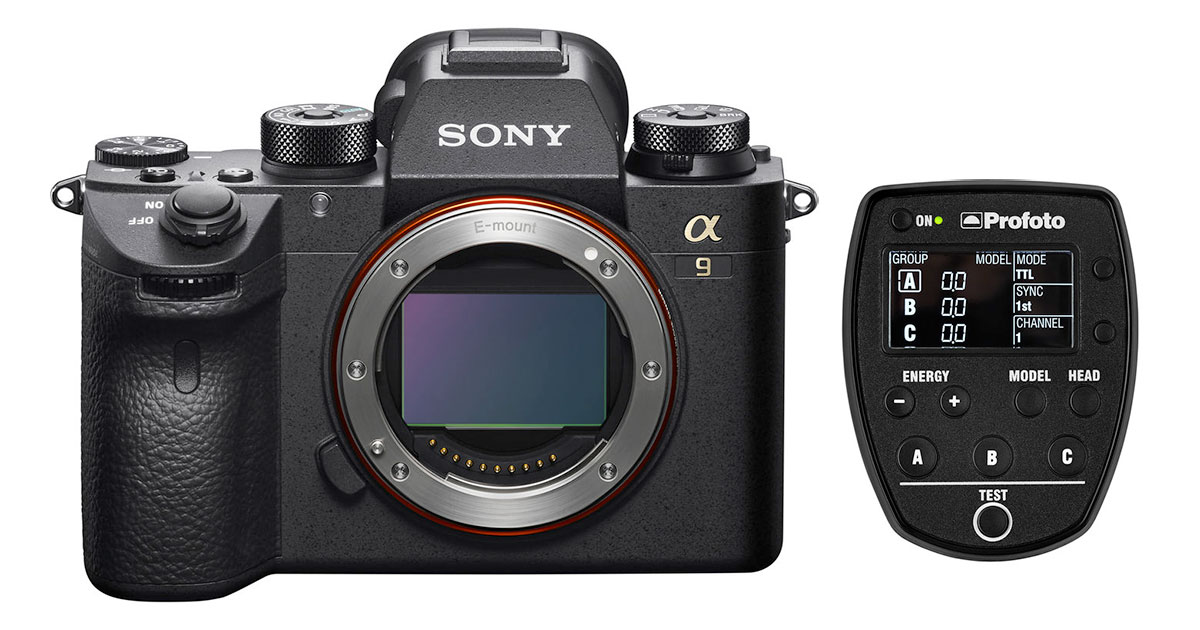 Sony a9 Firmware Update 1.10 adds Profoto Air Remote TTL/HSS Support