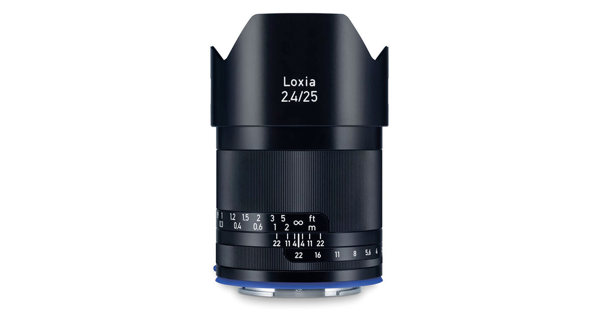 Zeiss Announces Loxia 25mm f/2.4 Fullframe E-mount Lens
