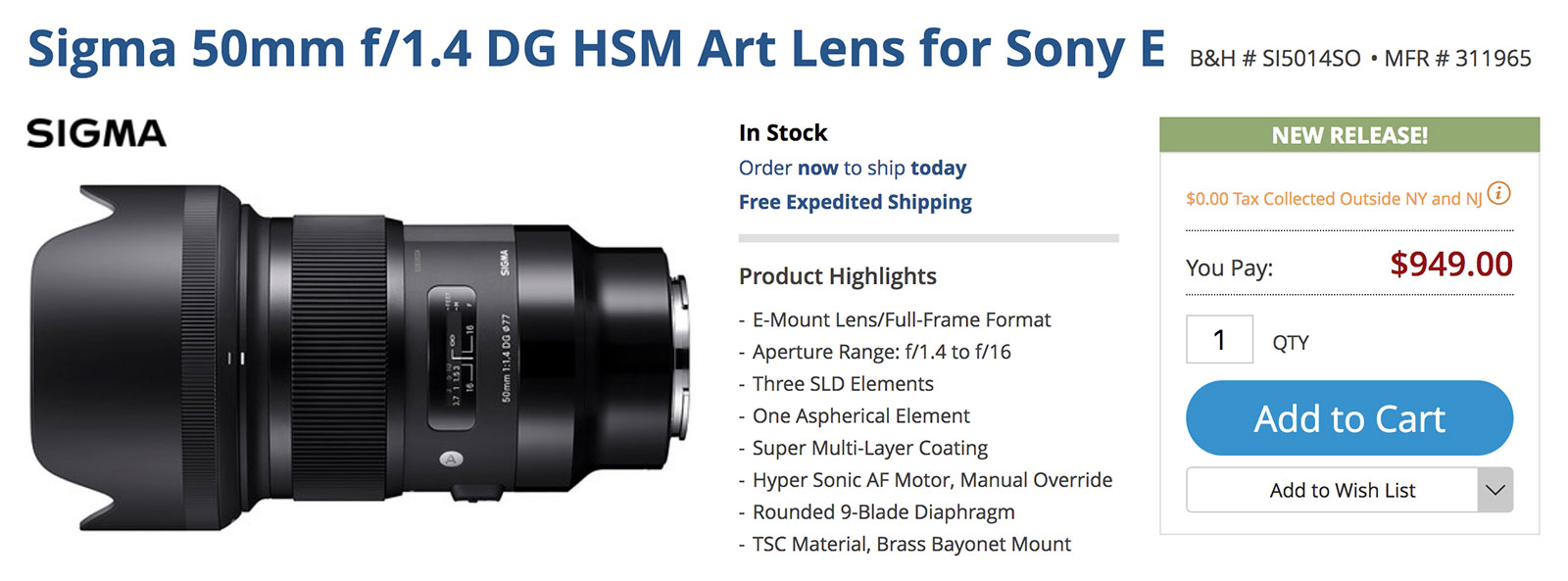 Sigma-FE-50mm-F1-4-DG-HSM-Art-Lens