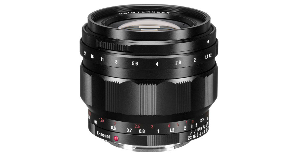 Voigtlander Announces Nokton 50mm f/1.2 Aspherical Fullframe E-mount Lens