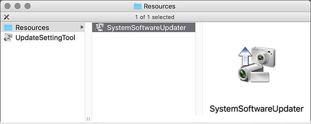 ilce-7rm2 system software (firmware) update for mac