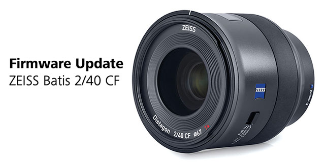 Zeiss Releases Firmware Update for Batis 40mm F2 CF Fullframe E 