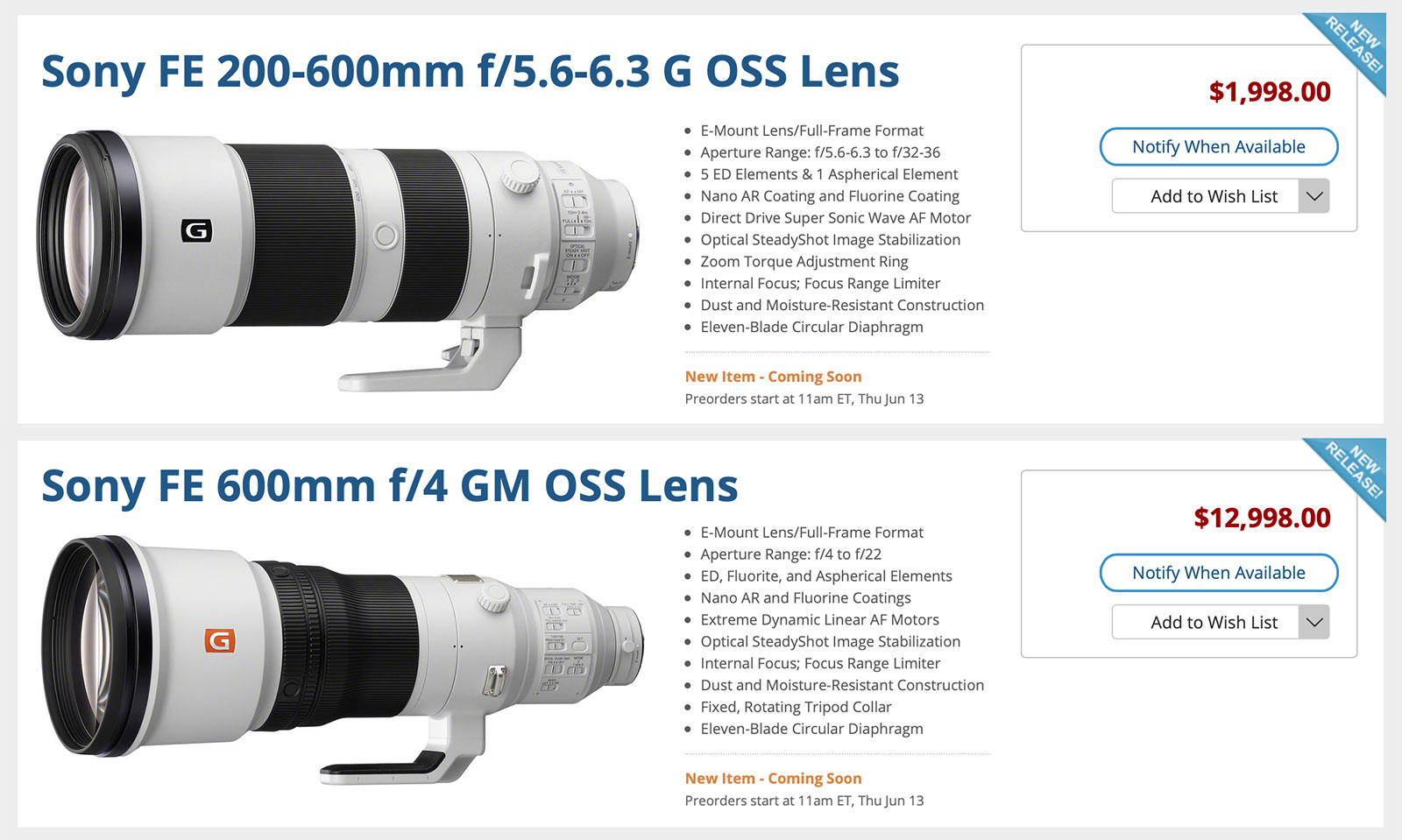 Sony-FE-200-600-FE-600-lenses
