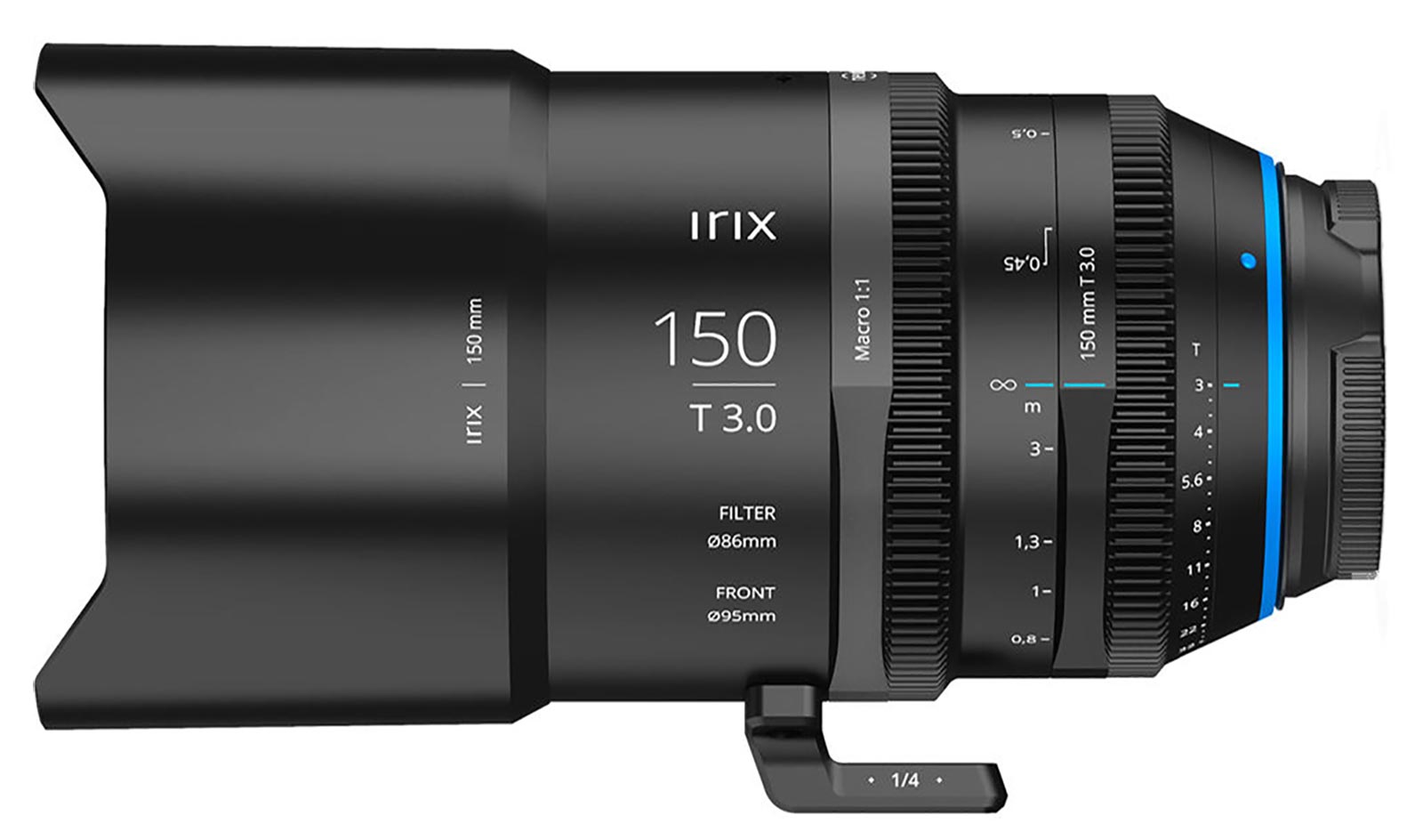 Irix 150mm T3 Macro 1:1 Fullframe Cine prime lens