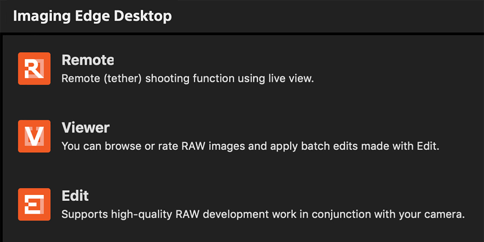 Imaging edge sony не видит камеру