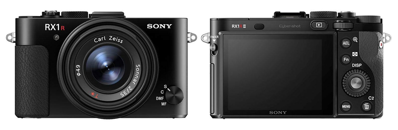 Sony RX1R II front & back