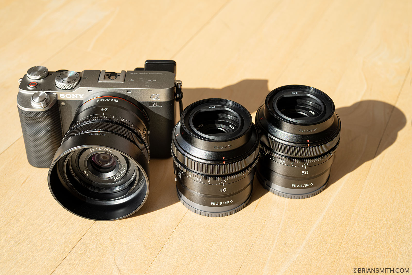 Lens Review: Sony FE 24mm F2.8 G, 40mm F2.5 G & 50mm F2.5 G