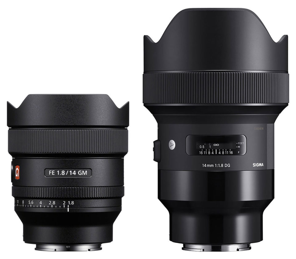 Tale of the Tape: Sony FE 14mm f/1.8 GM -vs- Sigma 14mm f/1.8 DG HSM Art