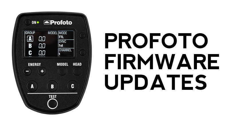 Profoto Firmware Updates for Air Remote TTL, A1, A1X, B1, B1X, B2