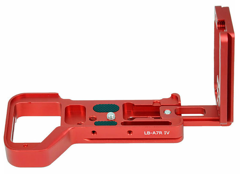Red Quick Release L Plate Bracket with Scalable Extension for Sony a9 II