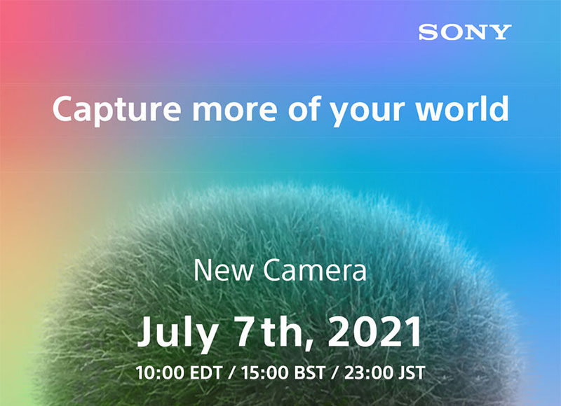 Sony Camera Announcement Coming July 7th