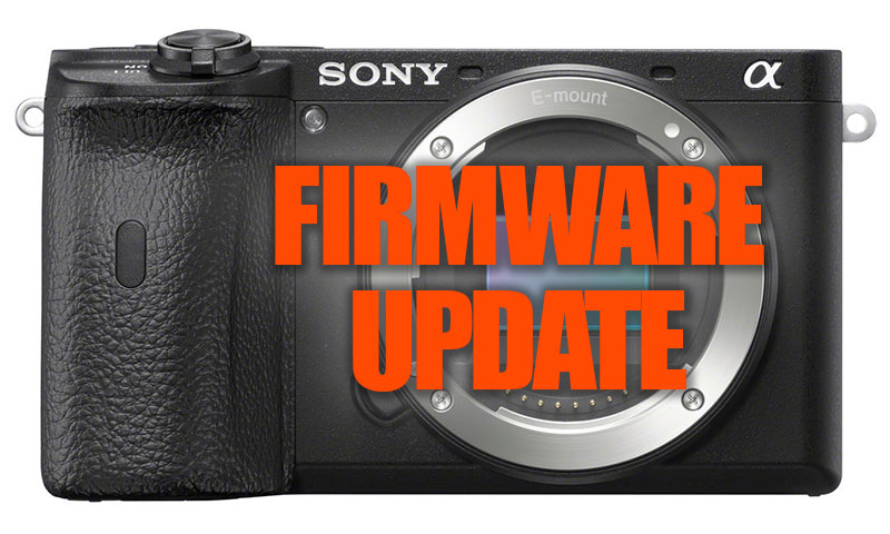 sony firmware update a6400