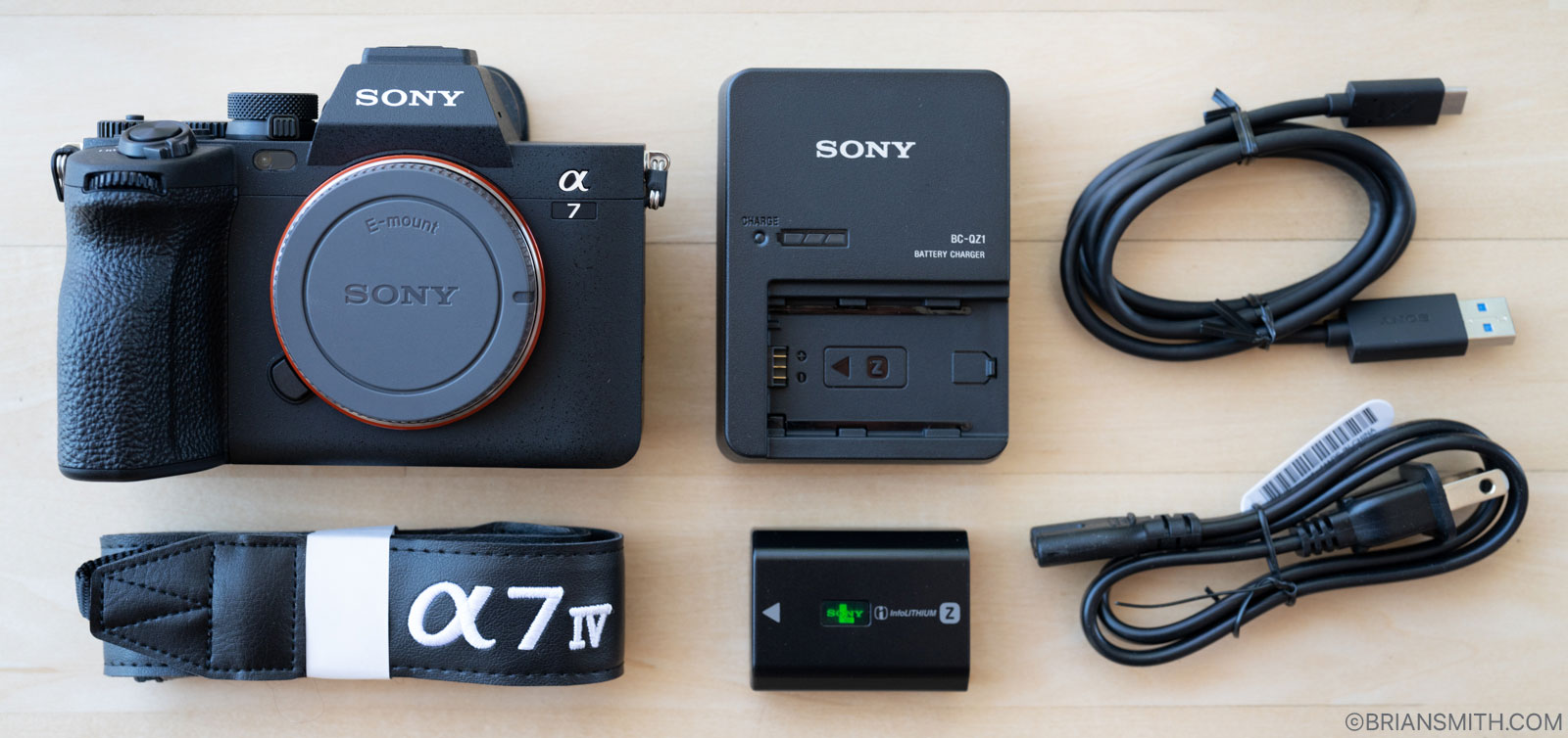Sony a7IV camera what's in the box