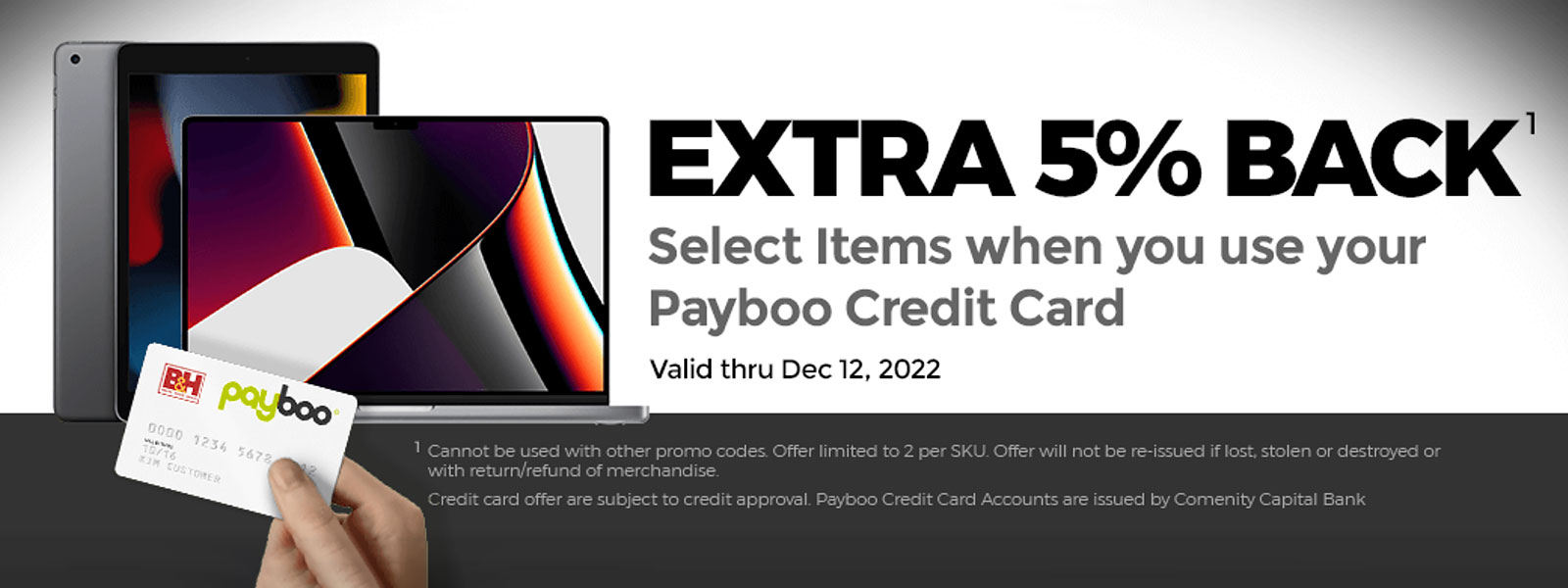 Save The Tax + Extra 5% Off Hundreds Of Items With B&H Photo Payboo Card