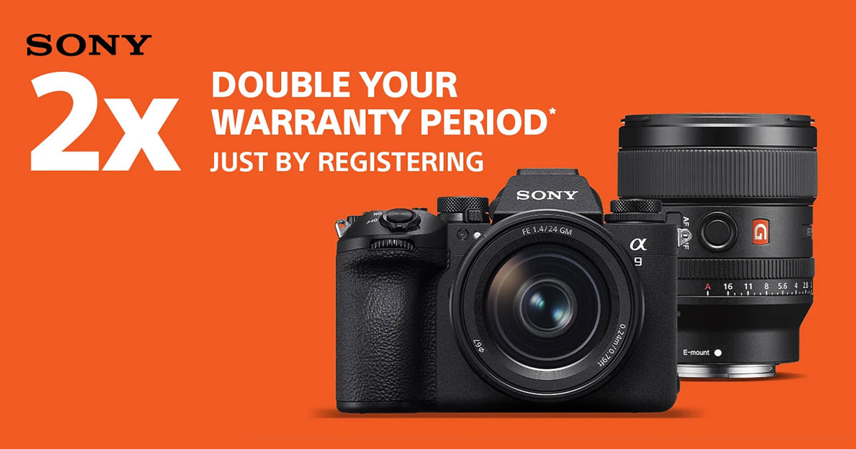 Sony Doubles Warranty for Registered Products in USA & Canada Thru 9/30/24